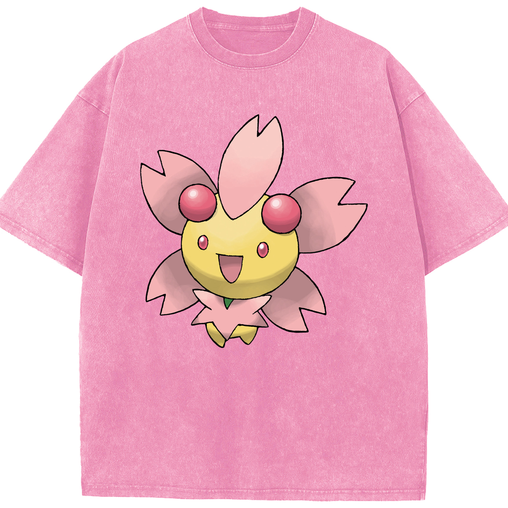 （画像用） ポケットモンスター Pokémon 綿100% ヴィンテージ風 半袖Tシャツ（フロントプリント）